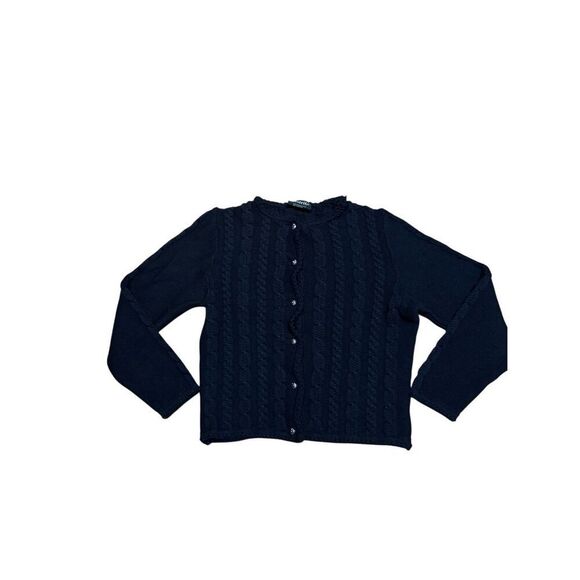 Vintage Astrifa Strick Modelle Austrian Folklore Cardigan Black Sweater Trachten - Picture 1 of 11